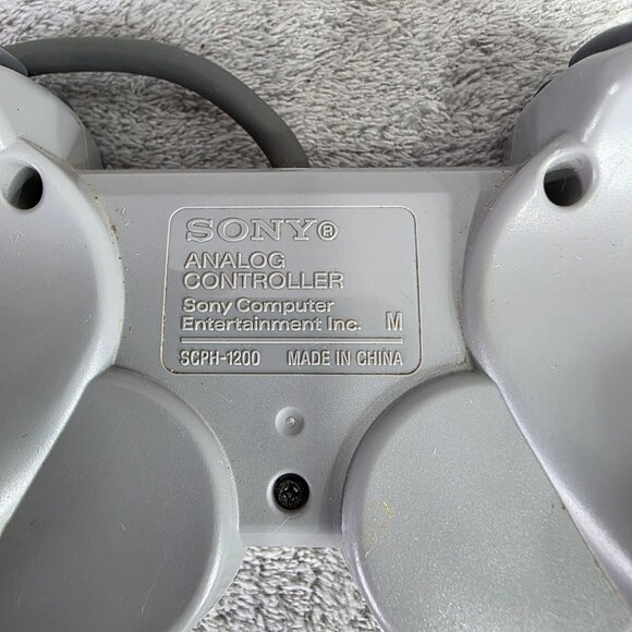 Sony PlayStation Analog Controller SCPH-1200 Wired Grey PS1 PS2 - Picture 5 of 7